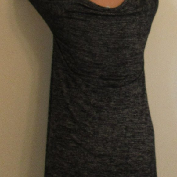 GAP Black Flecked Knit LS Dress, size M - Picture 4 of 8